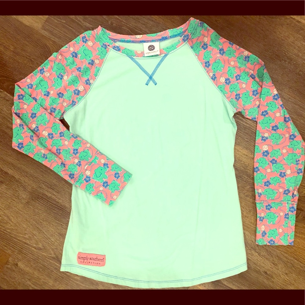 Simply Southern long elephant on sleeves